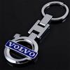 Car Logo Key Chain Ring - 3D Chrome Metal Car Keychain Keyring Volvo XC60 V50 S60 XC90 V60 V40 XC40 V70 S90 Olestar AWD S80 C40
