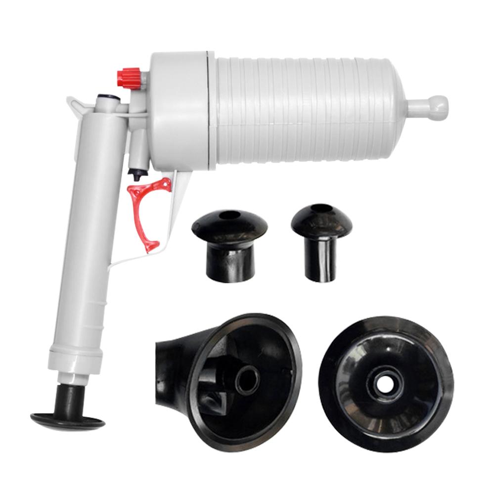 ABS Pipe Dredger Bathroom Dredge Plug Air Power Pump Remover Floor Toilet Drain Cleaner Sink Plunger Cleaning Tool