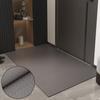 Light Luxury and High Comfort PU Entry Door Mat Woven Texture Can Be Wiped Clean Non-slip Door Mat