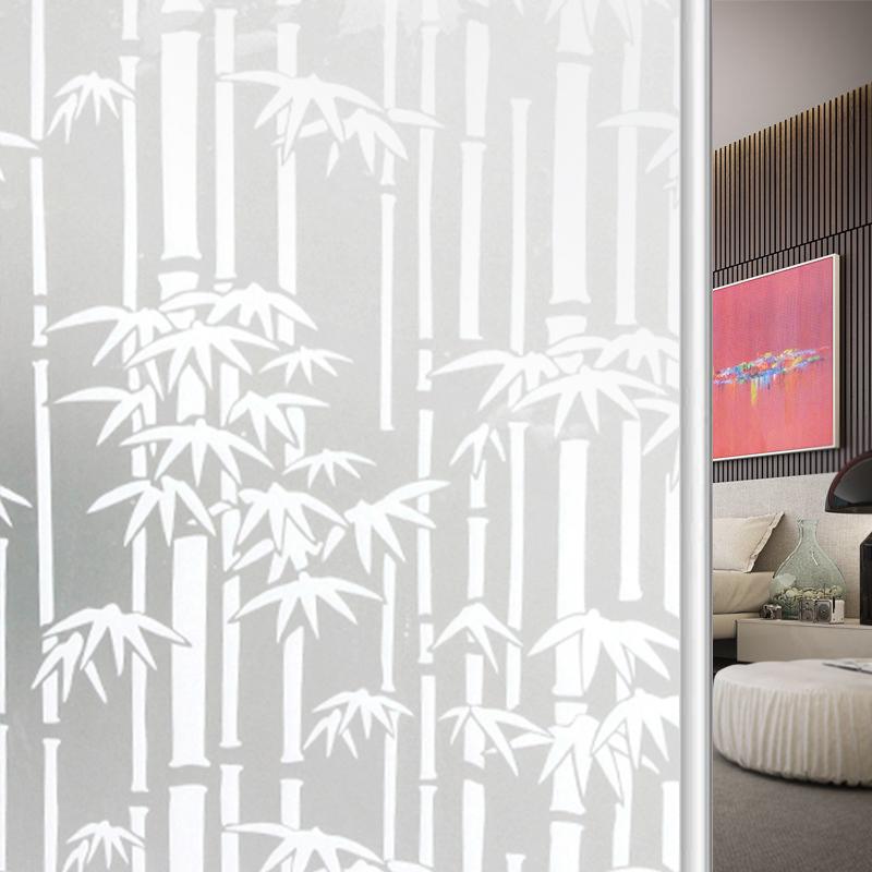 Матовая самоклеящаяся пленка для окон из стекла, защита конфиденциальности, виниловая наклейка для витражного окна, теплоизоляция