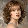 Short Bob Hair Fluffy Wigs for Women Ladies Natural Wig Female Ombre Blonde Brown Wig With Bangs Natural Wavy Heat Resistant Fiber Wig