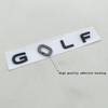Новый 3D ABS Хром Черный Логотип Эмблема Буквы Значок Наклейка на Заднюю Крышку Багажника Автомобиля Для Golf MK7 MK7.5 MK8 Аксессуары для Автостайлинга
