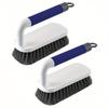 2pcs Scrub Brush, Scrubbing Cleaning Brushes, Heavy Duty Cleaning Brushes with Handle, for Shower, Bathroom