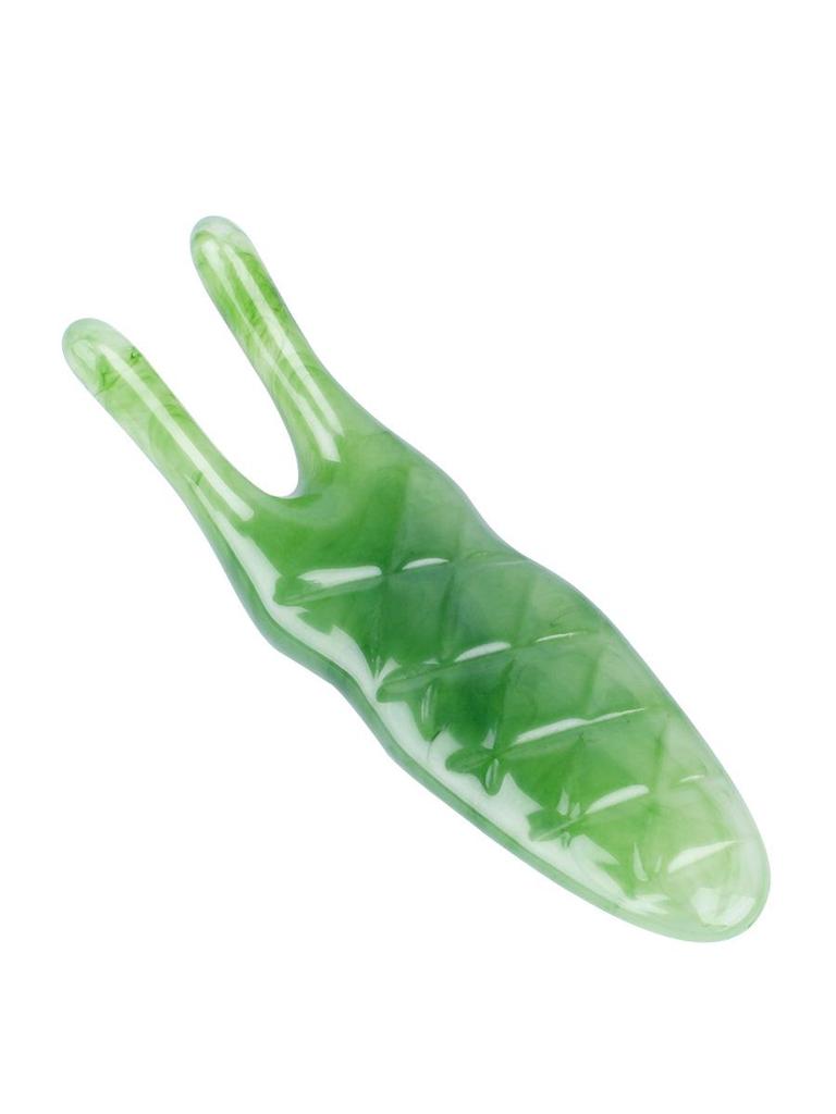 Скребок гуаша из смолы для массажа носа и лица