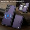 For Samsung Galaxy S25+ Case JEEHOOD J09 RFID Blocking Card Holder Leather Back Phone Cover Magnetic Case