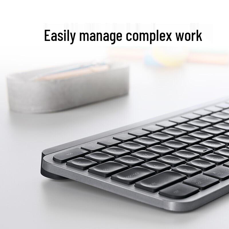 Logitech Беспроводная Bluetooth-клавиатура MX Keys полноразмерная