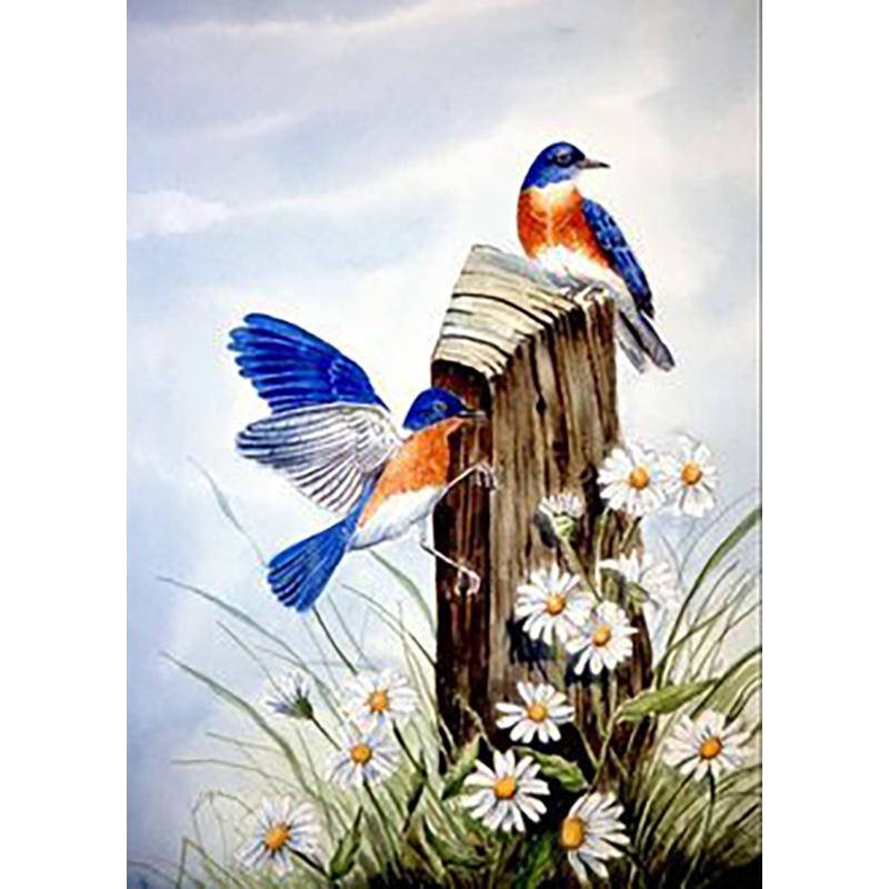 DIY 5D Diamond Painting Full Drill Round Animal Bird Diamond Embroidery Cross Stitch Mosaic Kit Wall Art Gift Home Decor