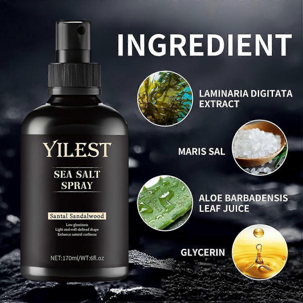 Sea Salt Volume Hair Spray for both Men and Women, Natural Thick and Volumizing Hair Look with Matte Finish and Natural Hold