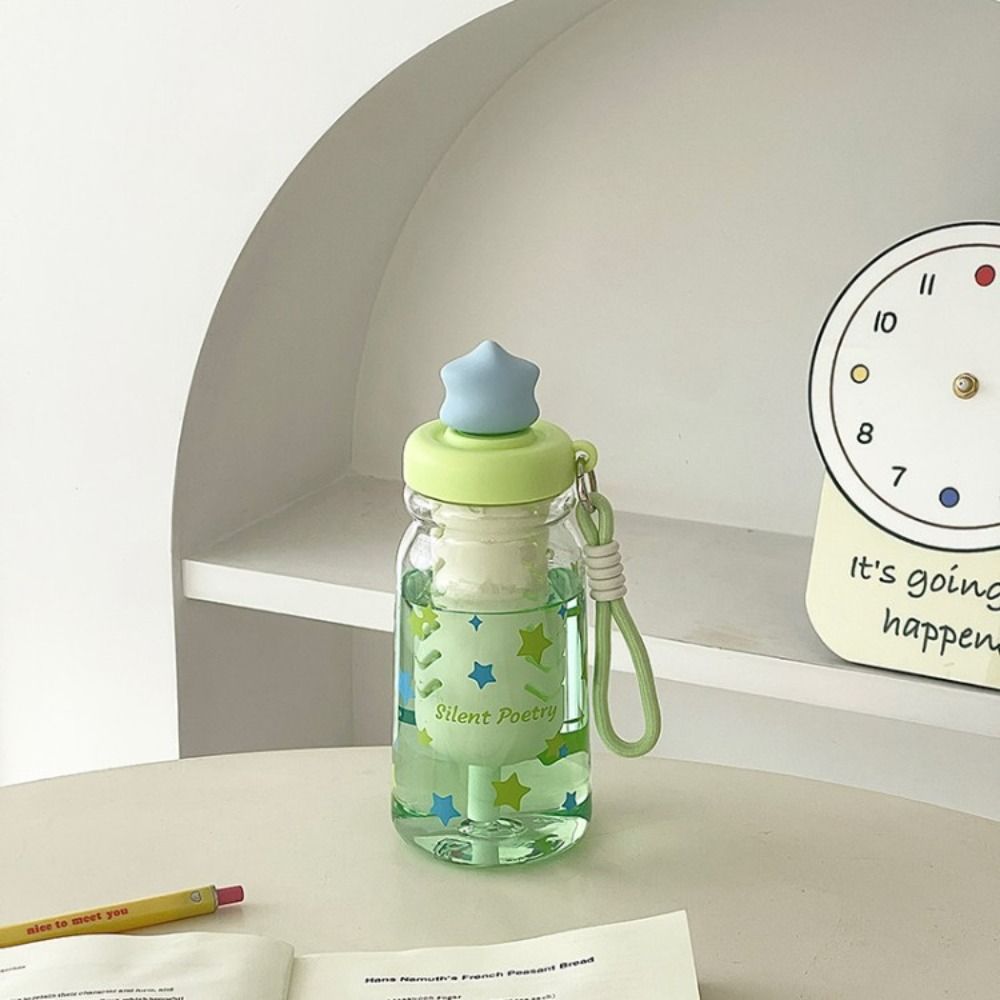 Large Capacity Star Water Bottle BPA Free Drinking Bottle With Tea Infuser School