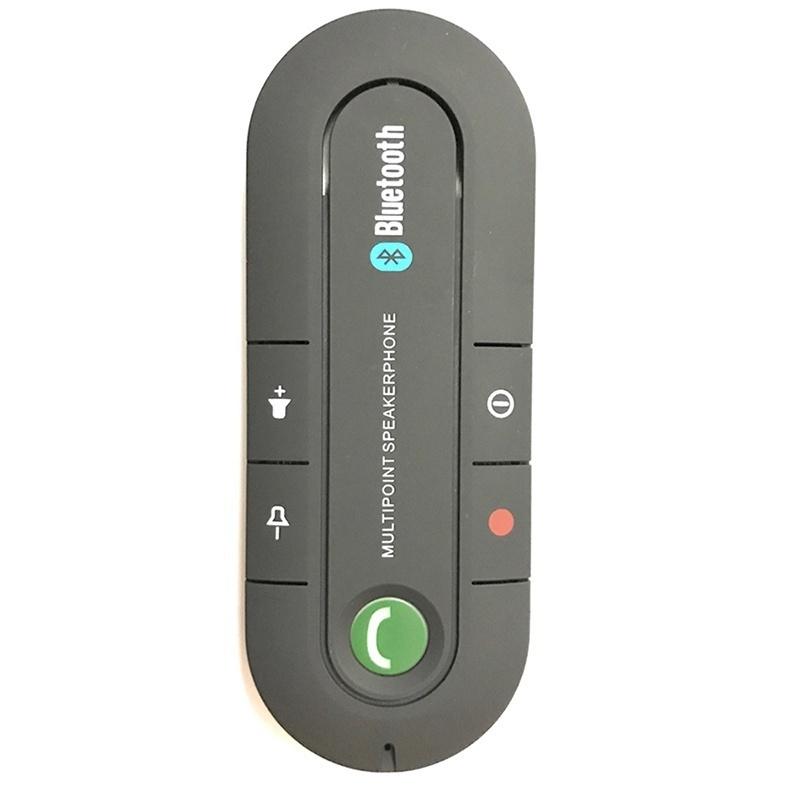Беспроводная многоточечная связь Bluetooth Hands Free Автомобильная громкая связь Динамик Зажим для козырька