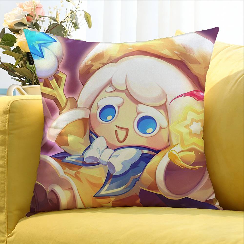 Game CCookie RRun Kingdom World Various Sizes Square Pillow Case For Car Home Bedchamber Decor