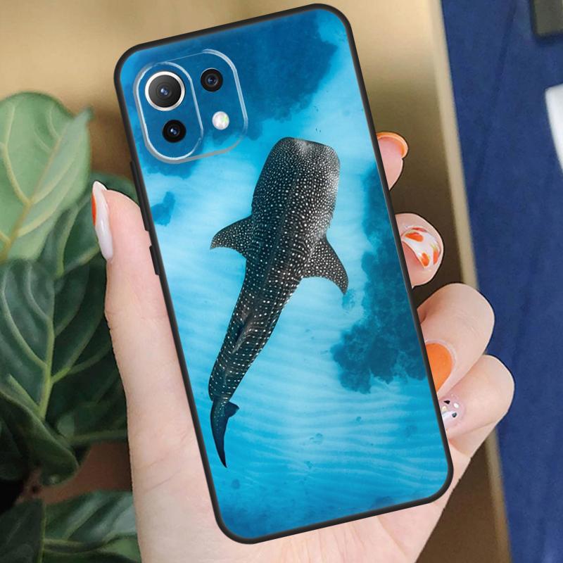 Чехол для телефона Xiaomi 13T Pro 12T 11T 14 12 13 Lite 12X POCO X5 X3 F5 Pro X4 F3 F4 C65 M5s с изображением китовых акул