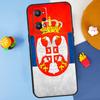 Serbia Flag For Realme C55 C67 C61 C75 C53 C51 C21Y C25S GT 6 6T 5 GT7 Pro 10 11 12 13 14 Pro Plus Case