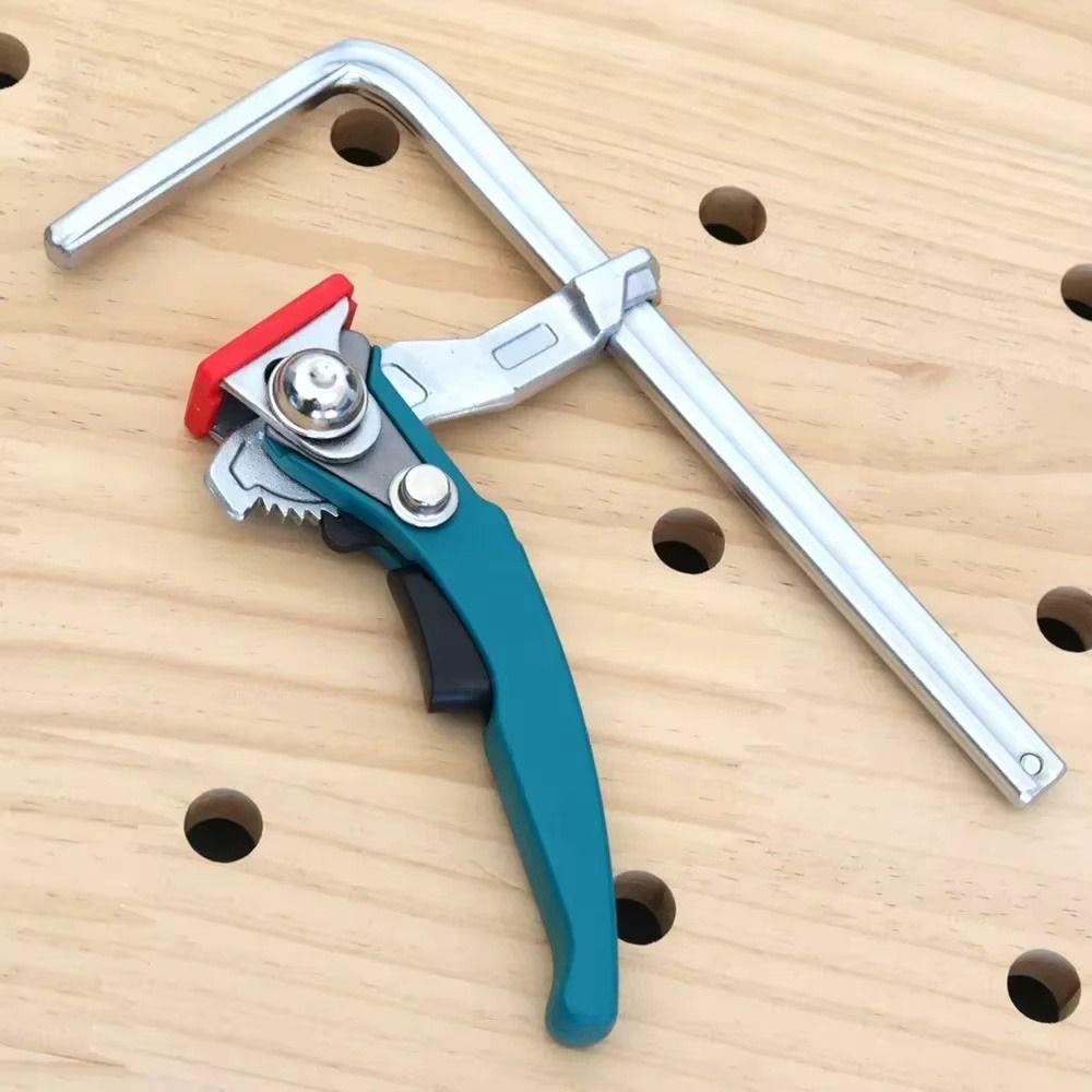 Zinc Zinc Alloy Steel Quick Release Clamp Quick Ratchet Bar Clamp Ratcheting Table Clamp Guide Rail System