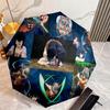 Japanese-style cartoon Demon Slayer Kamado Tanjiro & Kamado Nezuko umbrella including home travel and outdoor activities Multi functional umbrella 24