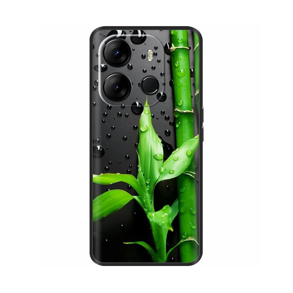 Для чехла Spark Go 2023 Мягкий черный силиконовый бампер-крышка Для Tecno Spark Go 2023 BF7n Чехол Capa Защитный чехол для мобильного телефона Etui