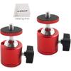 EXMAX 360 Degree Swivel Mini Tripod Ball Head with 1/4” Screw Thread Base for DSLR Camera Camcorder LED Light Tripod Monopod Bracket Compatible