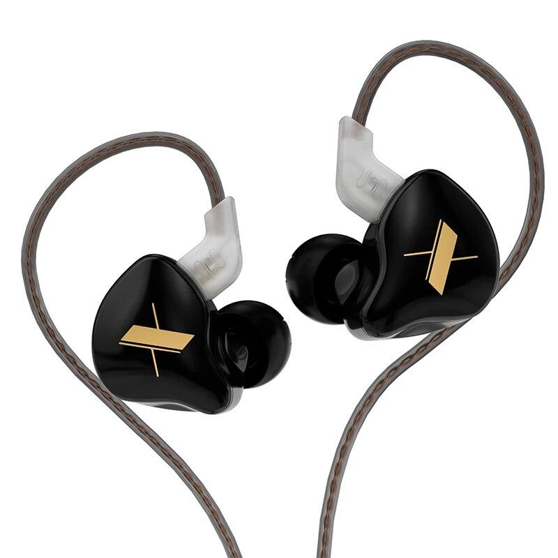 KZ EDX Wired Earphones With Microphone Dynamic HIFI Bass Music Earbuds In Ear Monitor Headphones Noise Cancelling Sport Headset