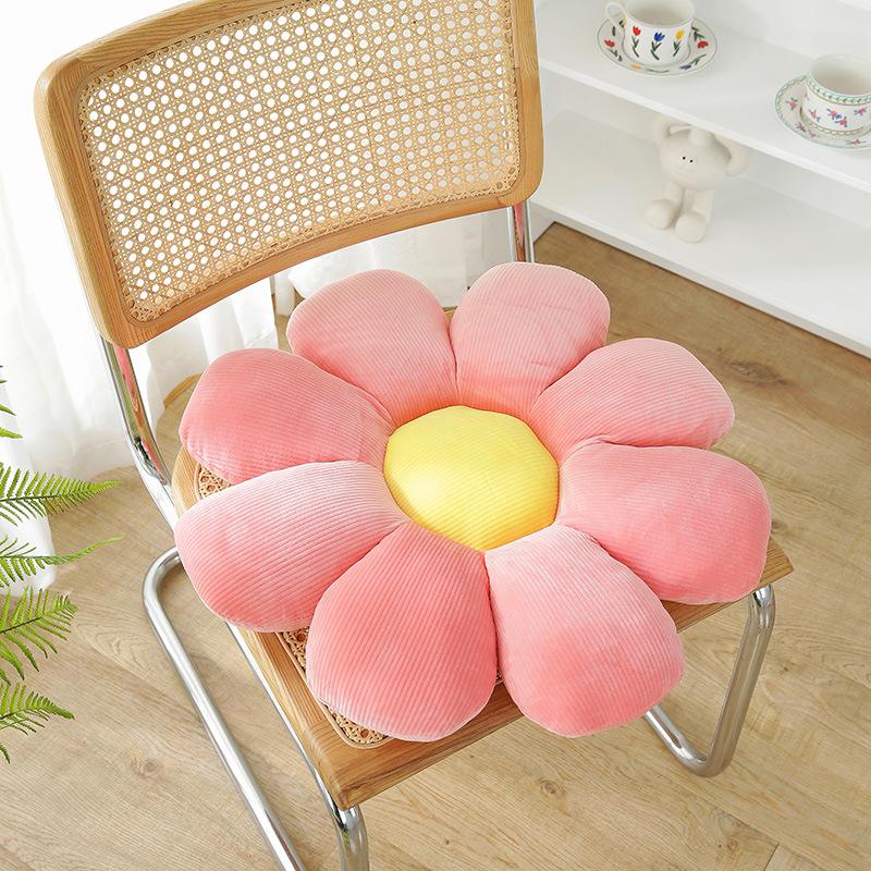 Мягкая подушка с шестью лепестками цветов, девчачий декор комнаты, подушка с подсолнечником, эркер, розовый цветок, установка для детей, подушка для сиденья в спальне