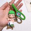 One Piece Keychains Anime Monkey D. Luffy Tony Chopper Roronoa Zoro Cartoon Character Key Chains Keyring Doll Bag Pendent