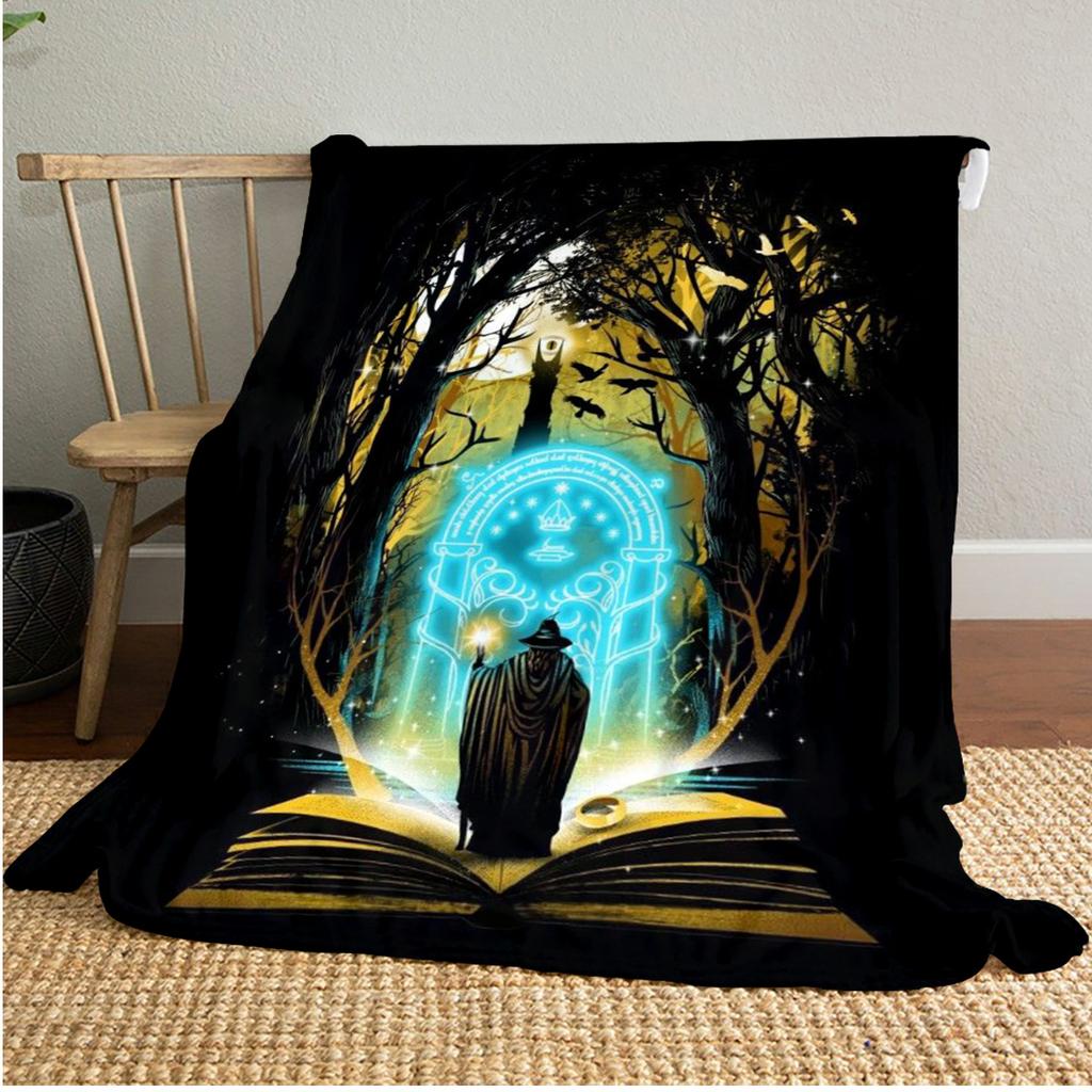 The Lord Of The Rings Throw Soft Comfortable All Seasons Blanket Perfect Gift Couch Office Nap Outdoor Travel Blanket