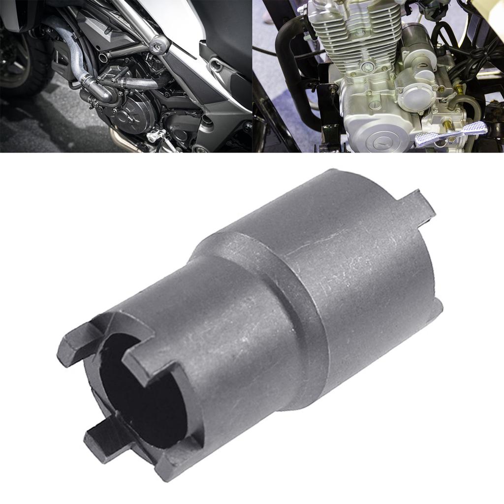 2-in-1 Lock Nut Wrench 20mm/24mm Clutch Lock Nut Spanner Removal Tool for GY6 50 CG125 JH70 Motorcycles Repair