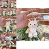 Adorable Cartoon Fox Keychain Plush Doll Cute Backpack Charm And Accessory 18cm
