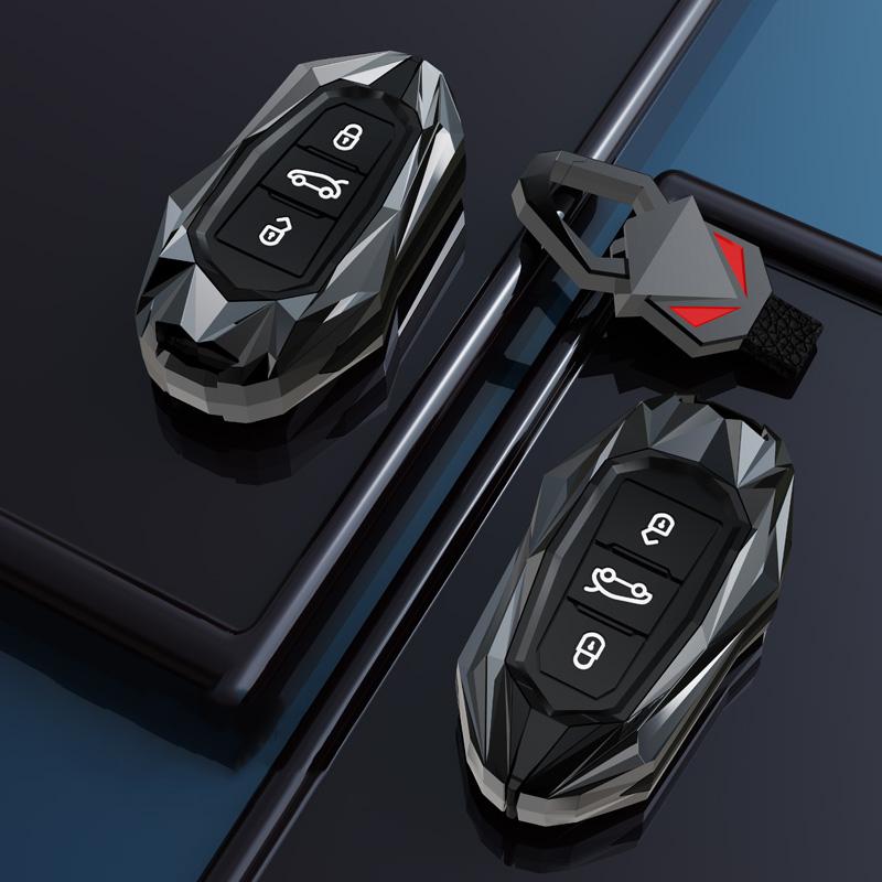 Чехол-брелок из цинкового сплава для автомобильного ключа Peugeot 308 3008 508 5008 408 4008 208 301 407 Для Citroen C4 C6 C3-Xr Picasso Ds