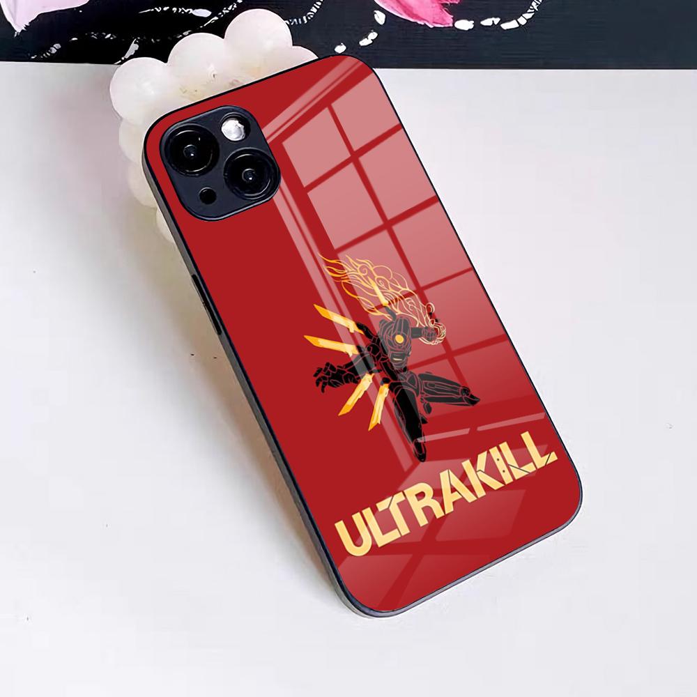 ULTRAKILL Game Phone Case For IPhone 17 Pro Max 16 15 14 Pro Max 13 11 X Xs Xr 8 7Plus Glass Cover