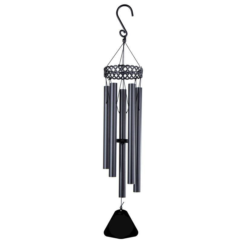 5 Tubes Wind Chime Good Luck Bells Pendant Door Wall Hanging Ornament For Home Garden Outdoor Decoration
