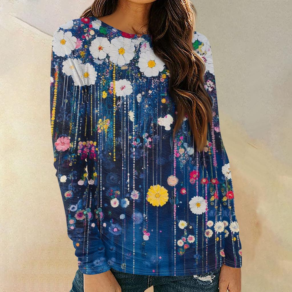 Женские рубашки с длинным рукавом и круглым вырезом, базовая футболка, повседневный топ, модные осенние наряды, приталенные футболки