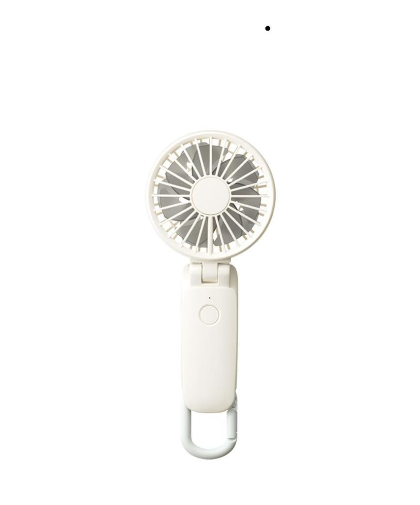 RHYTHM Portable Desk Fan Made In Cool Even On Low Handheld DC USB Strong [2022 Model] Japan, Power, Fan, Energy-Saving, Quiet, Motor, Double-Rotating