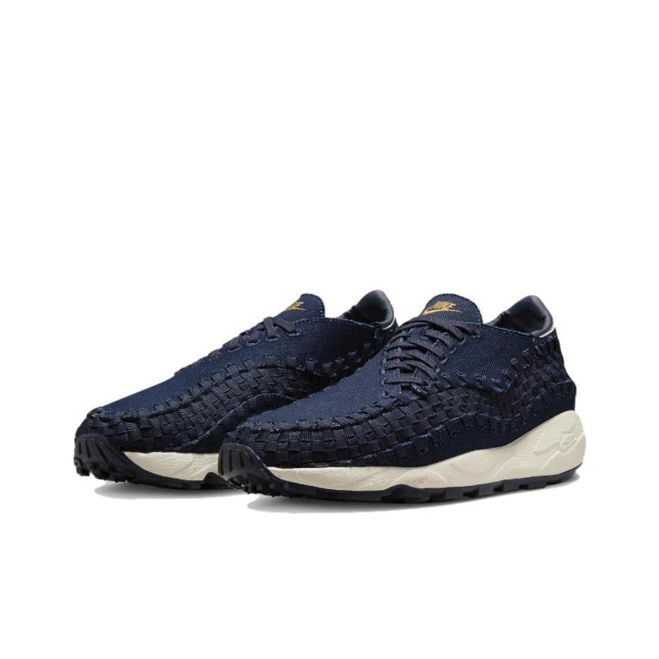 Nike Air Footscape Woven Dark Denim Женские кроссовки Blue Obsidian Coconut-Milk HF1759-400