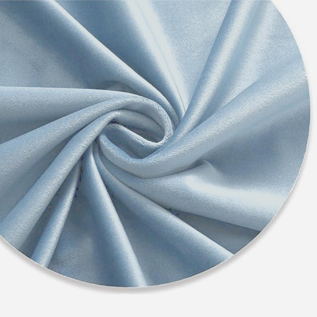 Velvet Luxury Curtains for Living Room Blue Color Window Blackout Bedroom Thick Villa Door Drapes Cortinas Room Divider Cloth