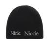 NICK&NICOLE NICOLE ESSENTIAL BEANIE_ЧЕРНЫЙ