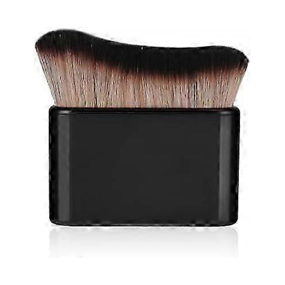 6.8x7cm Self Tan Brush Soft Body Makeup Brush Portable Self Tanning Brush Self Tanner Face Brush for Body & Leg MakeupBlack
