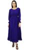 Bimba Women's Cotton Smocked Waist Long Casual Maxi Dress
