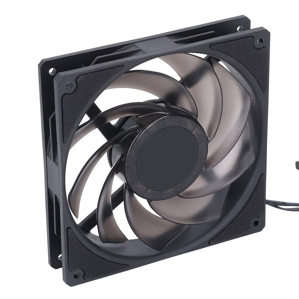 140-мм процессорный вентилятор 5В ARGB 2000 об/мин 4-контактный PWM MFDB Динамический подшипник скольжения Обратное вращение Лопастей Тихий Корпусный Вентилятор для ПК