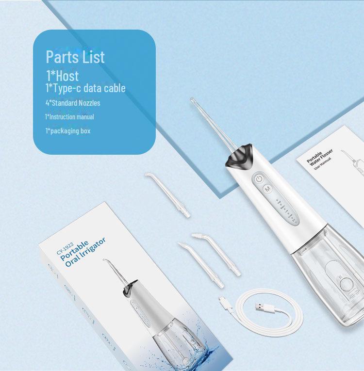 Multifunctional Portable Electric Water Flosser Toothbrush with High-Frequency Pulse for Optimal Oral Cleaning