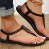 Женские сандалии Летние туфли на плоской подошве Женские тапочки для отдыха на пляже Уличная обувь для девушек