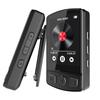 Portable MP3 Player Sport Clip Walkman Button Bluetooth-Compatible 5.2 Wearable Music Player 1.8inch Screen with FM Radio E-Book