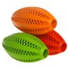 Multi-colors Oval TPR Pet Dog Feeder Ball Toys