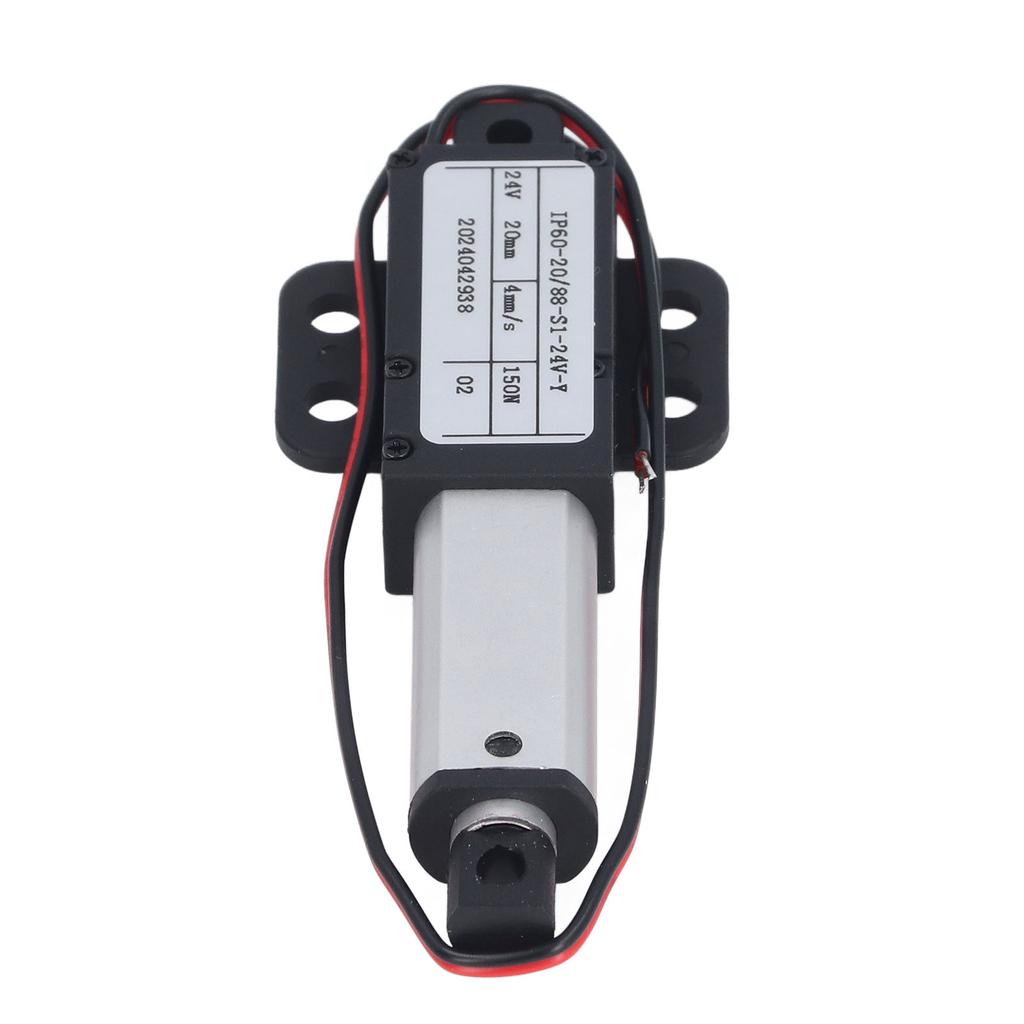 Электрический микролинейный привод, ход 20 мм, скорость 4 мм, тяга 150 Н, автоматический выдвижной мини-линейный привод