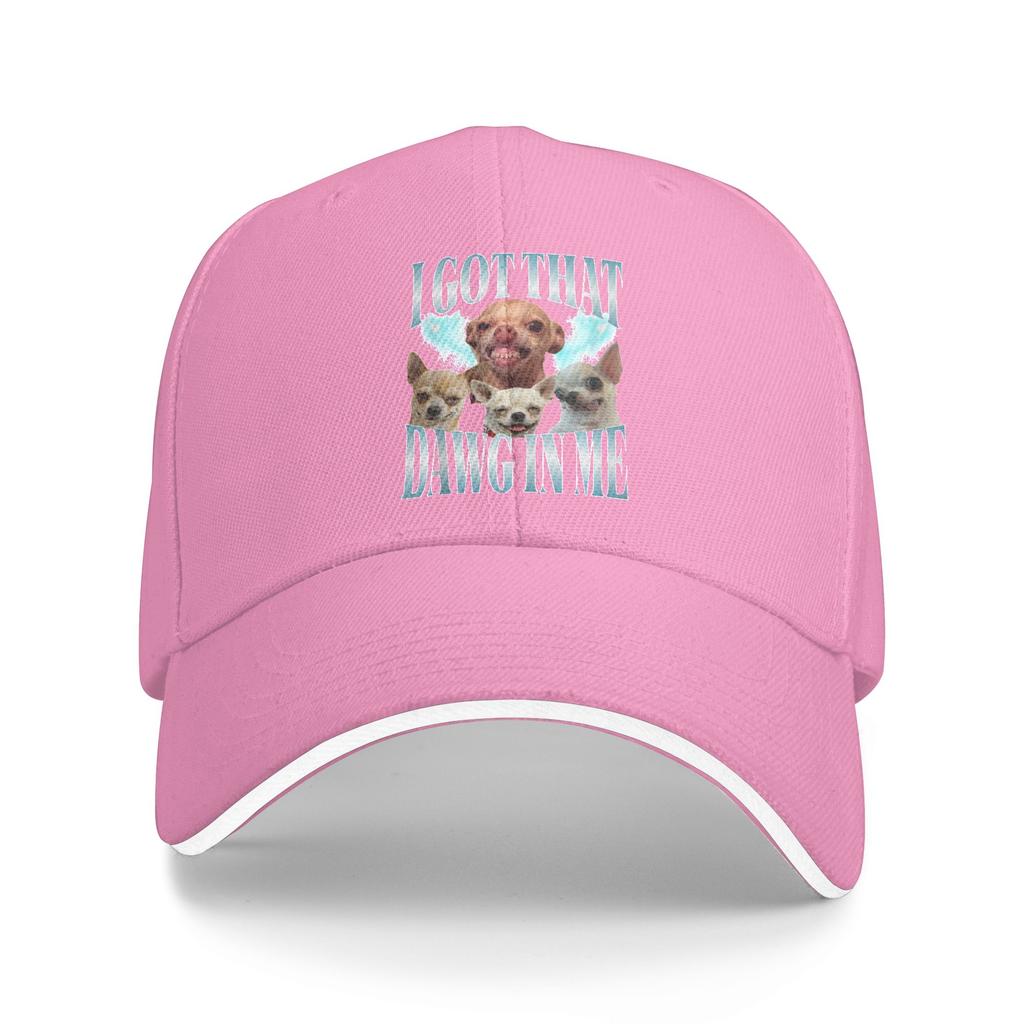 Summer I Got That Dawg In Me Funny Dog Chihuahua Lovers Funny Meme Baseball Cap Trendy Design Sun Trucker Hat Men Baseball Caps