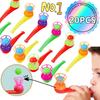 12pcs Blowing Pipe Floating Ball Toys Kids Birthday Party Favors Boy Girl Prizes Child Game Goodies Filler Pinata Gifts