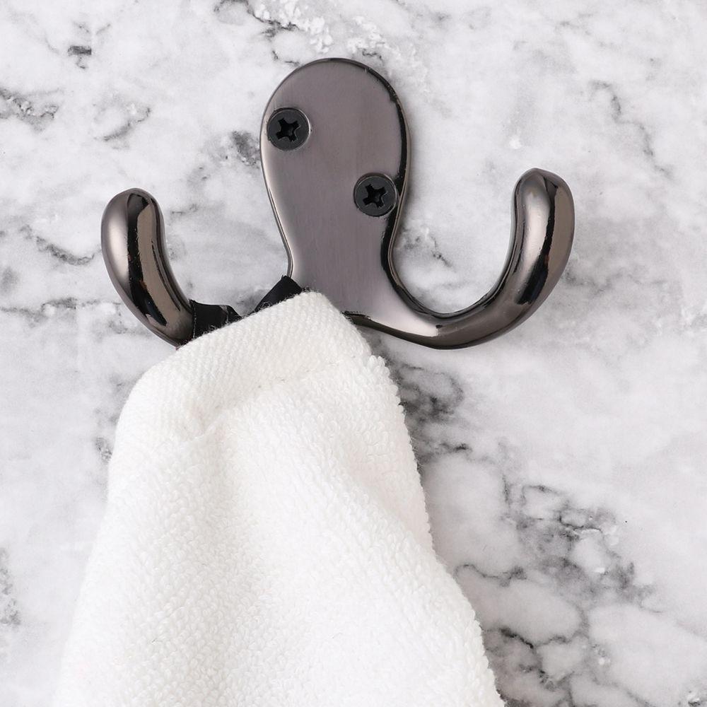 Винтажная одежда мелочи металл двойные крючки настенный крючок полированная вешалка