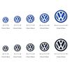 VEMZG1 70/80/90/100/120MM Car Wheel Center Caps Hubcap Sticker Decoration Accessories For VW GTI Golf8 Polo Passat Mk6 MK7 Tiguan R32 R