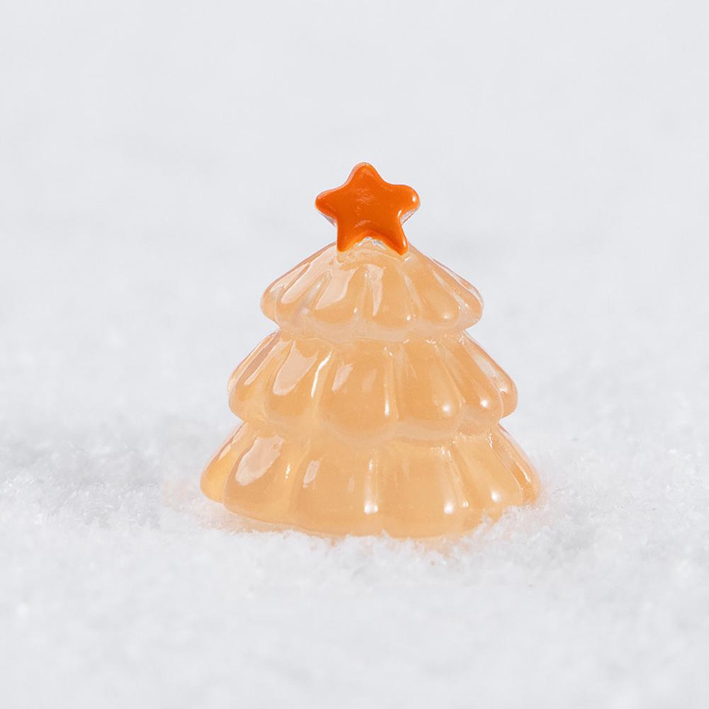 Микроландшафт Креативный Ночник Изготовление Рождественской Елки Снежный Пейзаж DIY Декоративные Аксессуары Миниатюрные Маленькие Украшения