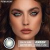 FUNSACHY Цветные контактные линзы Годовые Коричневые линзы для макияжа глаз Красота Зеленые цветные линзы Модные Серые зрачки Контакты 2 шт.