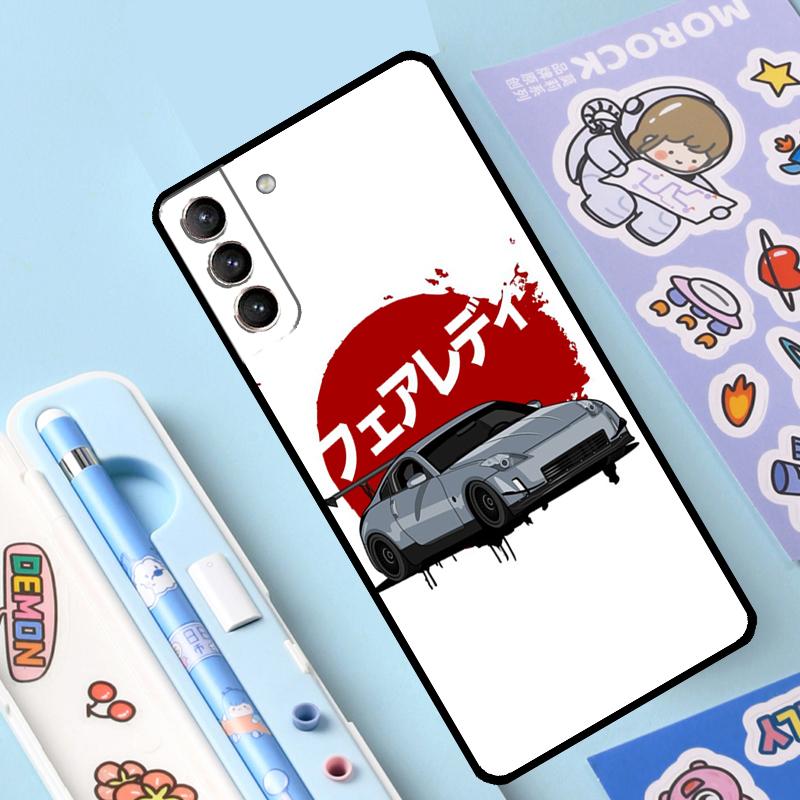 Sports Car JDM Drift 350Z 370Z Cover For Samsung Galaxy S23 S21 FE S20 FE S22 Plus Note 20 Ultra Note 10 S8 S9 S10 Plus Case